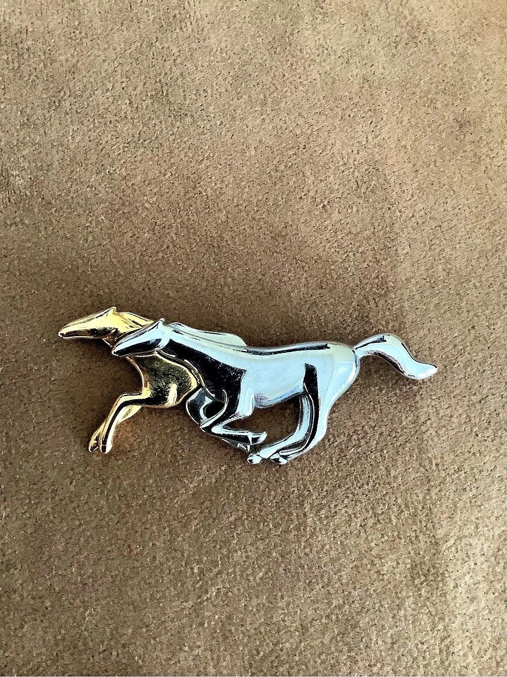 Liz Claiborne Vintage Two-Tone Running Horse Brooch